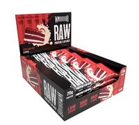 Warrior Raw Protein Flapjacks - 12 Bars x 75g Each - Packed with 20g of Protein - Low Sugar, High in Fibre (Red Velvet Cake)