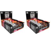 Warrior Raw Protein Bars - 12 x 75g High Protein Snack - High Fibre, Low Sugar - Ideal Meal Replacement or Healthy Nutrition Energy Snacks - Oat Bar Flapjacks - UK Made (Variety Box) (Pack of 2)