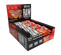 Warrior Raw Protein Flapjacks - 12 Bars x 75g Each - Packed with 20g of Protein - Low Sugar, High in Fibre (Peanut Butter Cup)