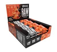 Warrior Raw Protein Flapjacks - 12 Bars x 75g Each - Packed with 20g of Protein - Low Sugar, High in Fibre (Salted Caramel)
