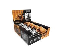 Warrior Raw Protein Bars 12x75g Oat Flapjacks High Fibre Low Sugar Meal Replacement Healthy Energy Snack UK Made Chocolate Peanut Butter