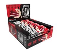 Warrior Raw Protein Flapjacks - 12 Bars x 75g Each - Packed with 20g of Protein - Low Sugar, High in Fibre (Red Velvet Cake)