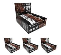 Warrior Raw Protein Bars - 20g Protein Per Bar - High Protein Snack Bars Multipack (12 or 24 Bars, 75g Each) - Low Sugar, High Fibre Breakfast & Meal Replacement Bar - Chocolate Brownie Flapjack