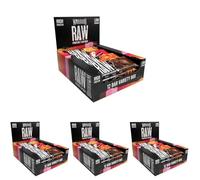 Warrior Raw Protein Bars - 20g Protein Per Bar - High Protein Snack Bars Multipack (12 or 24 Bars, 75g Each) - Low Sugar, High Fibre Breakfast & Meal Replacement Bar - Salted Caramel Flapjack