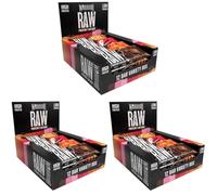 Warrior Raw Protein Bars - 20g Protein Per Bar - High Protein Snack Bars Multipack (12 or 24 Bars, 75g Each) - Low Sugar, High Fibre Breakfast & Meal Replacement Bar - Salted Caramel Flapjack
