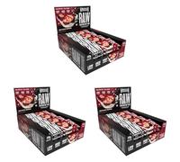 Warrior Raw Protein Bars - 20g Protein Per Bar - High Protein Snack Bars Multipack (12 or 24 Bars, 75g Each) - Low Sugar, High Fibre Breakfast & Meal Replacement Bar - Red Velvet Brownie Flapjack