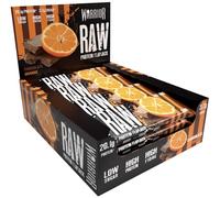 Warrior RAW Protein Flapjack - Chocolate Orange (12x79g) | 20g Protein | Low Sugar, High Protein Snack Bar | Halal & Kosher Approved | Non-HFSS