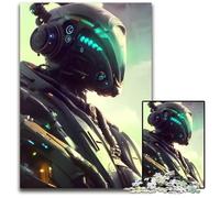 Warrior Robot Project Jigsaw Puzzles for Adults 1000 Piece Paper Jigsaw Perfect for Birthday ChristmasHalloween Gifts 1000 PCS(38x26cm)