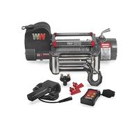 Warrior Samurai V2 9500lb 12v Next-Gen Premium Electric Winch - High Power Series Wound Motor, External Braking System, Double Sealed, Steel Planetary Gearing & Fittings, Wireless Remote - Steel Rope