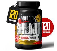 Warrior Shilajit Capsules 120 - 16,000mg 5-in-1 Himalayan Complex with Ashwagandha, Lion’s Mane, Turmeric & Black Pepper - Energy, Vitality, Cognitive Focus, Natural Testosterone Support