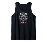 Warrior Silverback Gorilla Jungle King Graphic Tank Top