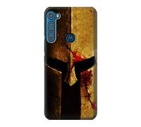 Warrior Spartan Helmet Case Cover For Motorola One Fusion+