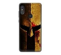Warrior Spartan Helmet Case Cover For Motorola One Power, Moto P30 Note