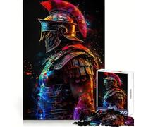 Warrior Spartan Soldier 1000 Piece Jigsaws for Adults Puzzle Memory Power Serene Activity Seamless Fit Holiday Present (38x26cm)