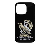 Warrior Spirit Unbroken - Viking Fight Lung Cancer - Norse Case for iPhone 13 Pro