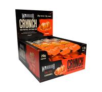 Warrior Supplements CRUNCH High Protein Bars 20g Protein Each (Pack of 12x 64g), Salted Caramel, 768 gram