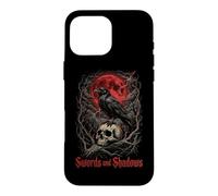 Warrior Swords And Shadows Dark Fantasy Knight Case for iPhone 16 Pro Max
