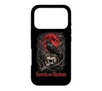 Warrior Swords And Shadows Dark Fantasy Knight Case for iPhone 17 Pro