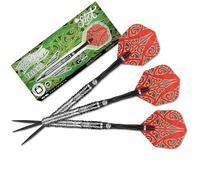 Warrior Taiaha Steel Tip Dart Set-90% Tungsten Barrels-24gm