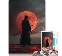 Warrior Under The Blood Moon 2000 Pieces Jigsaw Puzzle for Adults& Teens,Toys Educational Games Stress Relieving Great Gifts And Toys 70x100cm