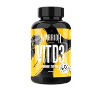 Warrior Vitamin D3 4000iu Tablets - Super Strength - Immune, Mood, and Bone Support Supplement - Easy to Swallow - Suitable for Vegetarians - 60 Capsules