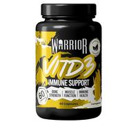 Warrior Vitamin D3 5000 IU - High Strength Vitamin D (Cholecalciferol) Immune System Vitamins & Health Supplements for Muscle Function, Bones Strength & Mood Balance, 60 Days Supply - Made in UK