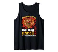 Warrior Warrior Okinawa Japan Hattori Hanzo sword and sushi Tank Top