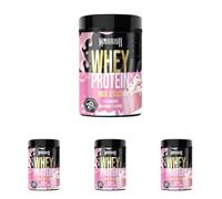 Warrior Whey Protein Powder 500g, 20 Servings - High Protein Shake Supplement for Muscle Growth, Recovery & Weight Loss - Low Sugar, Low Carb, Gluten Free Meal Replacement Shake - Strawberry Milkshake