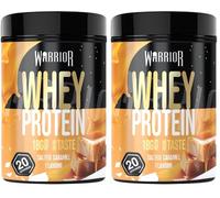 Warrior Whey Protein Powder 500g, 20 Servings - High Protein Shake Supplement for Muscle Growth, Recovery & Weight Loss - Low Sugar, Low Carb, Gluten Free Meal Replacement Shake - Salted Caramel