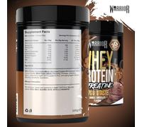 Warrior Whey Protein Powder + Creatine 500g, 20 Servings - High Protein Shake Supplement for Muscle Growth, Recovery & Weight Loss - Low Sugar, Lo