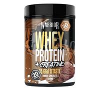 Warrior Whey Protein Powder + Creatine 500g - Sports Nutrition Shake for Muscle Growth, Performance, and Recovery - Enjoy Post Workout - Low Sugar - 20 Servings (Double Chocolate)