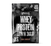 1kg Warrior 100% Whey Protein Powder Muscle Mass Gainer Shake Double Chocolate