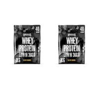 Warrior Whey Protein Powder - Up to 36g* of Protein Per Shake - Low Sugar, and Low Carbs - GMP Certified (Salted Caramel, 1kg) (Pack of 2)