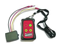 Warrior Winches Heavy Duty 12V/24V Wireless Winch Remote Hand Control - Weatherproof & Robust, Suitable for Outdoor Use, Ideal for Recovery Truck Operators, On/Off Switch & LED indicator for easy use