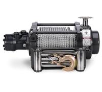 Warrior Winches NH 15000 Hydraulic Winch - Heavy Duty Industrial & Automotive Recovery Hoist with Stainless Steel Fairlead, Integral Failsafe Brake, Manual Freespool, 15,000lb Capacity