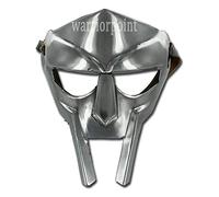 WARRIORPOINT Medieval Halloween Metal Roman Gladiator Adult Face Mask MF Doom 18 Gauge Re-Enactment Adult Custom