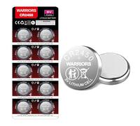 Warriors 10X 2450 CR2450 Coin Button Cell 3V 3 Volt Lithium Batteries Battery Child Resistance Safety Package Retail Pack