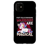 Warriors Are Magical Post-Polio Syndrome Awareness Unicorn Case for iPhone 11