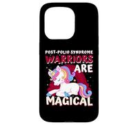Warriors Are Magical Post-Polio Syndrome Awareness Unicorn Case for iPhone 15 Pro