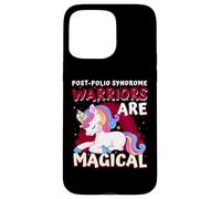 Warriors Are Magical Post-Polio Syndrome Awareness Unicorn Case for iPhone 15 Pro Max