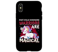 Warriors Are Magical Post-Polio Syndrome Awareness Unicorn Case for iPhone X/XS