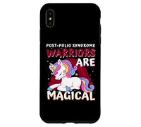 Warriors Are Magical Post-Polio Syndrome Awareness Unicorn Case for iPhone XS Max