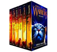 Warriors Cat Power of Three Book 1-6 Series 3 Books Collection Set By Erin Hunter (The Sight, Dark River, Outcast, Eclipse, Long Shadows & Sunrise)