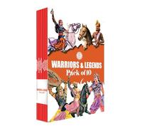 Warriors & Legends of India - Pack of 10 | Brave Kings, Queens & Epic Heroes | Historical Comic Stories for Kids & Adults | Illustrated Book Set | Amar Chitra Katha (Jataka Collection)