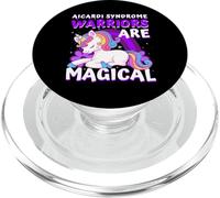 Warriors Magical Aicardi Syndrome Awareness Unicorn Purple PopSockets PopGrip for MagSafe