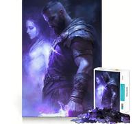 Warrior's Oath︰ Ethereal Bond Adults 1000 Piece Jigsaw Puzzle Memory Fun Game Clean Cut Sturdy Components Unique Gift for Stress Relief (38x26cm)