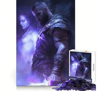 Warrior's Oath︰ Ethereal Bond Jigsaw Puzzles 1000 Pieces for Adults Strategic Think Light Recreation Clean Cut Xmas Present (50x75cm)