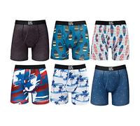 Warriors & Scholars | Boxer Briefs With Pouch | Mens boxer briefs | Boxer briefs for men pack of 6 | Printed Mens underwear, Pack Am115fbp, Large