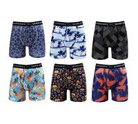 Warriors & Scholars | Mens Boxer Briefs | Boxer Briefs for Men Pack of 6 | Mens Boxer Briefs Underwear | Boys Boxer Briefs, Pack 15 W/Fly, L