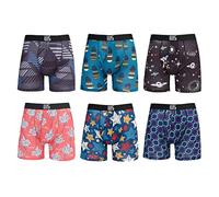 Warriors & Scholars | Mens Boxer Briefs | Boxer Briefs for Men Pack of 6 | Mens Boxer Briefs Underwear | Boys Boxer Briefs, Pack Am25ff W/Fly, XL